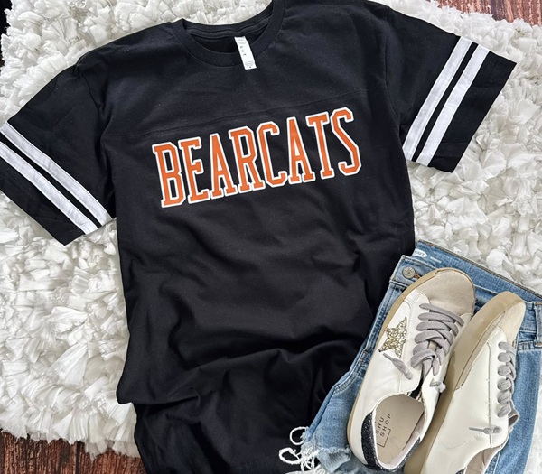 STRIPE SLEEVE; ALEDO BEARCATS