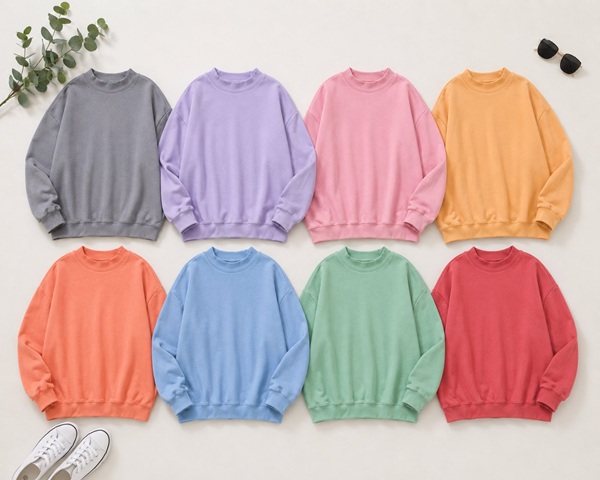 CUSTOM - GARMENT DYED MOCK NECK