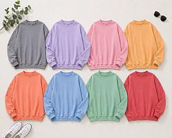 CUSTOM - GARMENT DYED MOCK NECK