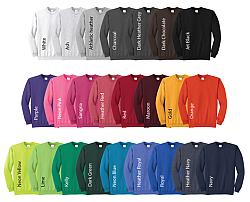 CUSTOM NUMBER FLEECE SWEATSHIRT