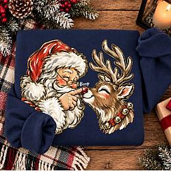 SANTA AND RUDOLPH BOOP