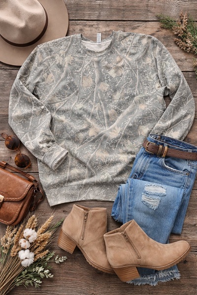 HEARTLAND CAMO PULLOVER